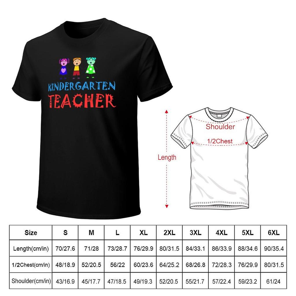Teachers day Kindergarten Teacher TShirt vintage anime stuff Mens t shirts