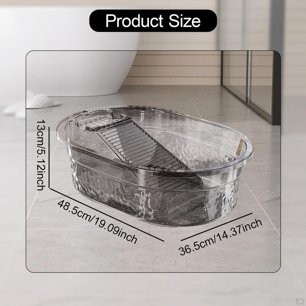 Miska do prania Ręczna tarka do prania Wanienka Umywalka Wiadro Materiał PP Odpowiednie do domu