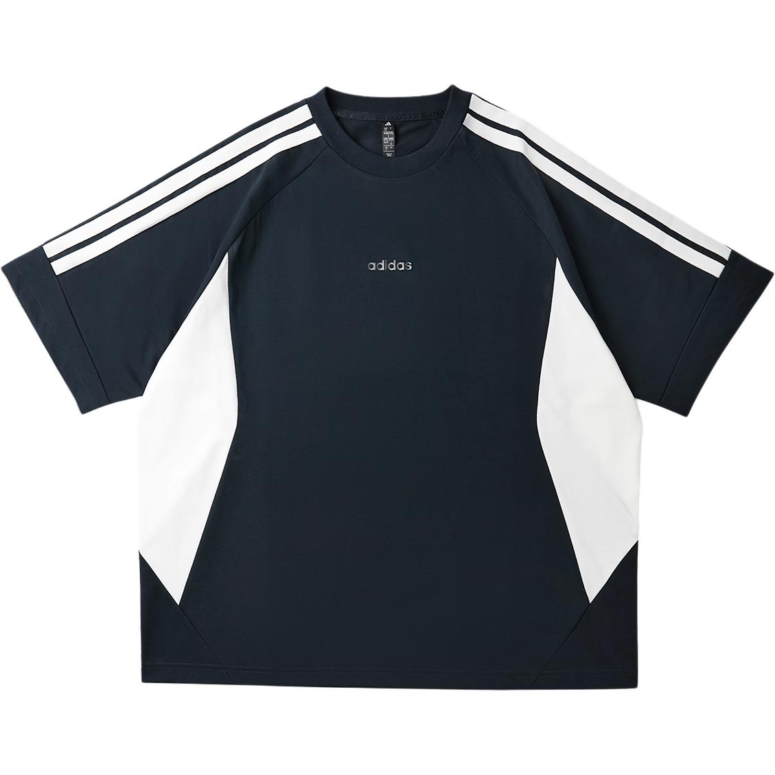 Adidas Round Neck Pullover Comfortable Versatile Short Sleeve T-Shirt Men Tops KY2116 S