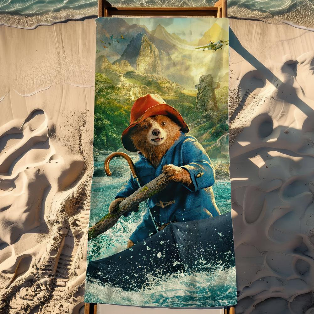 Towel Gym Shower Camping P-Paddingtons-S Quick Dry Sports Large Beach Towels Soft Film Classic Cute Pool Gift For Travel