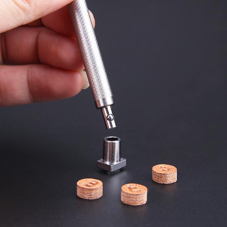 36-Piece Leather Punch & Stamp Tool Set for Letter and Number Carving