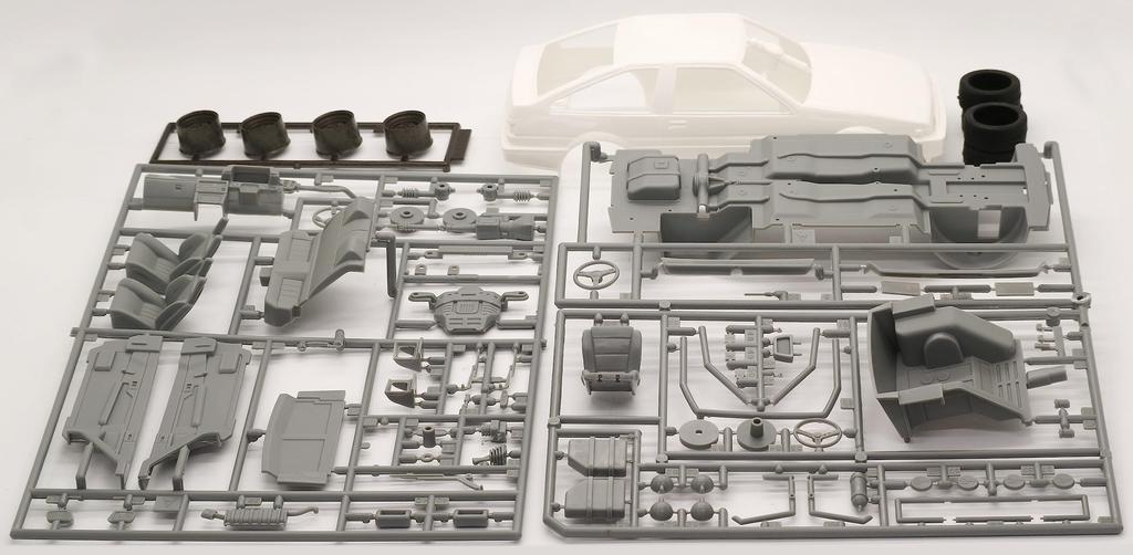 Naniwa Tomoare Serie AE86 Trueno Marbo Spezifikation Plastikmodell 1/24 Nr.2