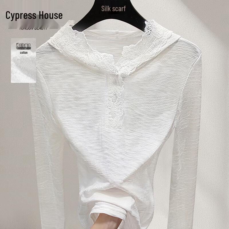 Women s Solid Color Hooded Long-Sleeve T-Shirt M 4500₽