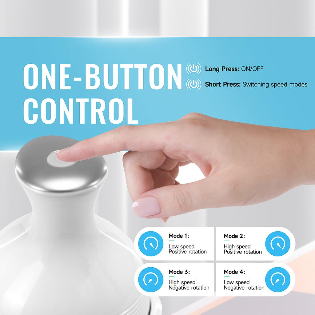 Electric Hair Scalp Massager with Kneading 84 Massage Node, Handheld Scratcher Massager for Hair Growth, Deep Clean,Stress Relax