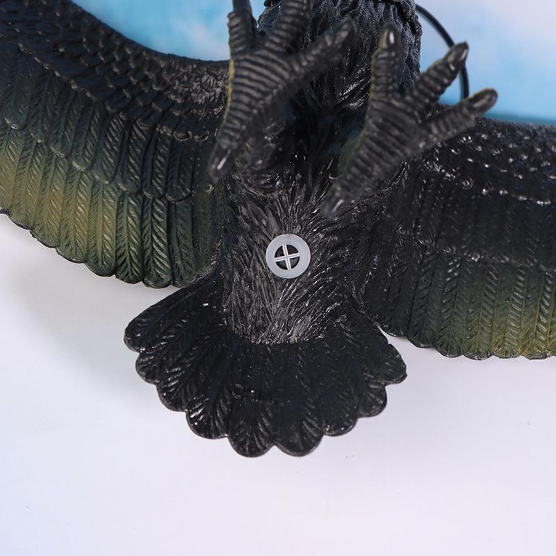 1 stk Utendørs Ørnfigur Henges opp Fugleskremsel Plast Ørnpynt Livaktig Flygende Fugl Hauk Lokkefugl Hage Fugleskremsel