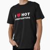 I Heart Hot Firefighters Premium T-Shirt M-2XL Gift,