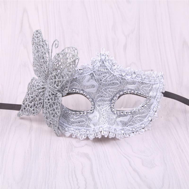 Halloween Costume Mask Vintage Butterfly Halloween Mask Half-Face Masquerade Mask Unique For Theatrical Performance Carnival