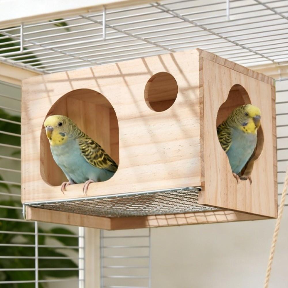 Large Space Parrot Breeding Box Breathable Parrot Mating Box Creative Bird Hammock  Hatching Birds