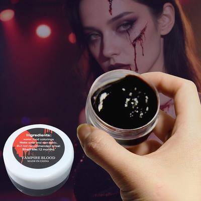 30g Falsche Plasma Paste Kunstblut Requisite Halloween Zubehör Horror Cosplay Kosmetik Künstliches Plasma Partyzubehör Streiche