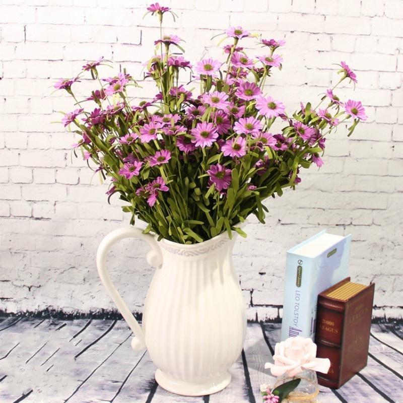 1 stuks 9 Koppen Mooie Mini Kunstzijde Nepbloemen Kleine Madeliefjesbloem Bruiloftsdecoratie Feest Huis Decoratieve Meeldraad