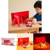 Wooden Fire Scene Construction Building Block Toys Play Set For Parent Child Interaction