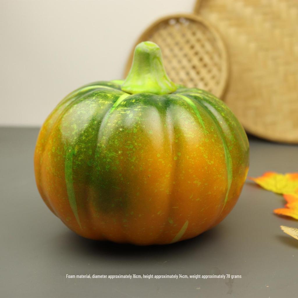 Citrouilles et Feuilles d'Érable en Mousse pour Halloween