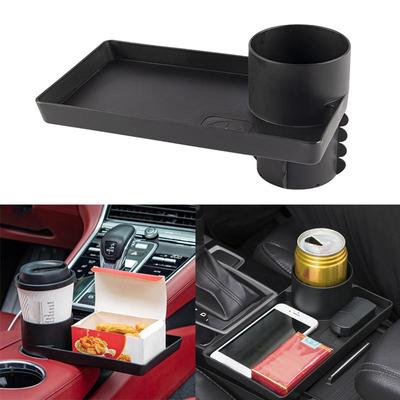 Auto-Getränkehalter, Multifunktions-Wasserbecherhalter, Auto-Innenraum, Kleinigkeiten-Aufbewahrungsbox, Autositz, Dessertteller, Essenstablett