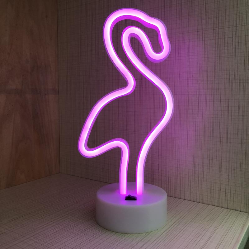 Creative LED Heart Neon Light - Romantic Atmosphere Table Lamp for Bedroom Decor