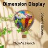 Hot Air Balloon Lantern Pendant Hot Air Balloon Sun Catcher Acrylic 2D Decorative Colorful Lawn Ornaments Charming For Window