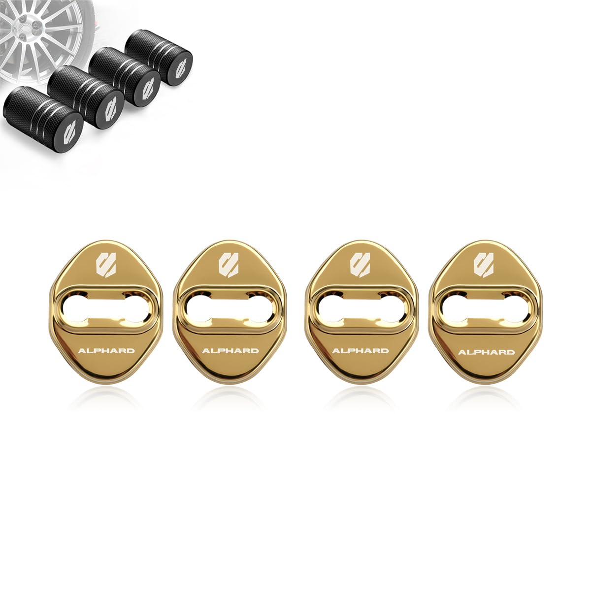 Alphard Car Supplies Door Striker Cover Alphard Exclusive Goods 30 ALPHARD золотой