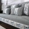 Neues chinesisches Chenille-Sofa-Kissen, universell für alle Jahreszeiten, rutschfestes Sitzkissen aus Massivholz, hochwertiger Mahagoni-Sofabezug, Vollbezug