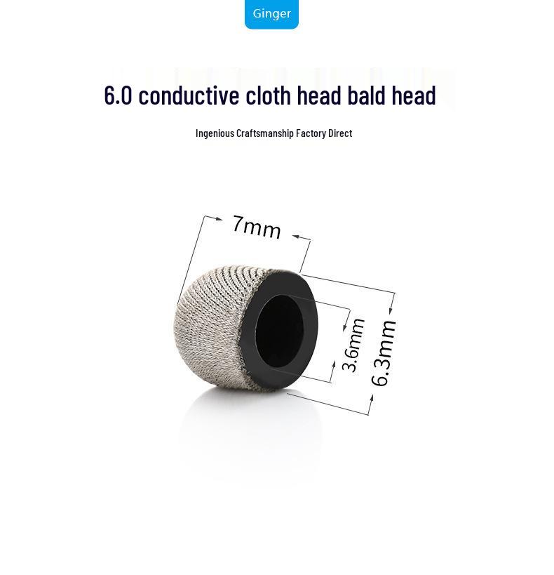 Capacitive Silver Fiber Cloth Tip for Touchscreen Pen