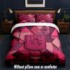 Aston Villa Football Design Bed Bedding Set 1 Duvet Cover + 2 Pillowcases Soft Breathable Household Bed Linens