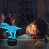 Dinosaur 3D Night Light with 7 Color Changes Black Base Dinosaur Toys Gifts Room Decor for Kids