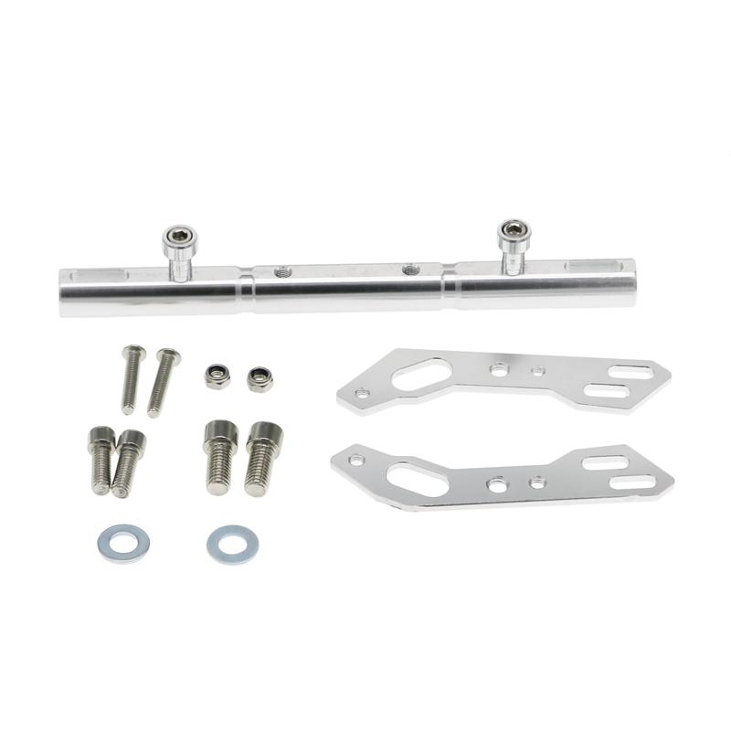 LMoDri Motorcycle Balance Bar Modified Expansion Bracket Aluminum Lengthened Bracket Adjustable Multi-Functional Extension