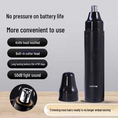 Rechargeable Unisex Electric Nose Hair Trimmer - Portable and Fully Automatic Nose Clipper