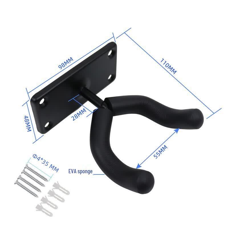 Universal Guitar Wall Hanger 10-Pack