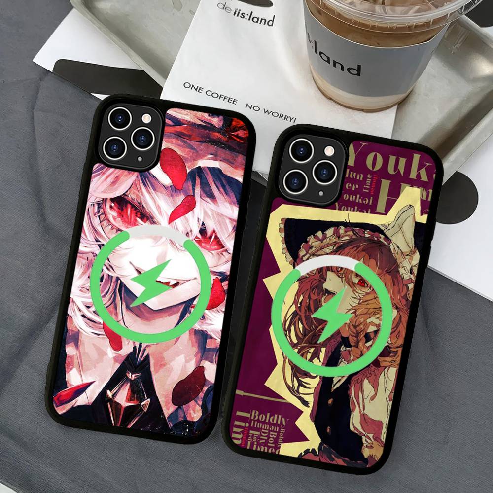 Classic Game Touhou Project Magnetic Matte Phone Case For IPhone 16 17 15 14 13 12 11 For Magsafe Wireless Charge Cover