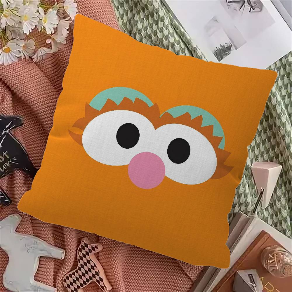 Cute cartoon SSesame Street Cushion Cover Decorative Pillow Sofa Home Decor case pillow cases