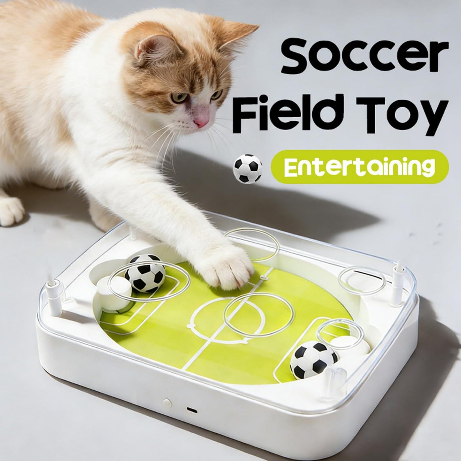 

Electric Interactive Soccer Toy, 3 Inch Toy With Catnip Infused Core, Stimulating Play, Toys With Build, Indoor Toys For Training Exercise & Men One Size