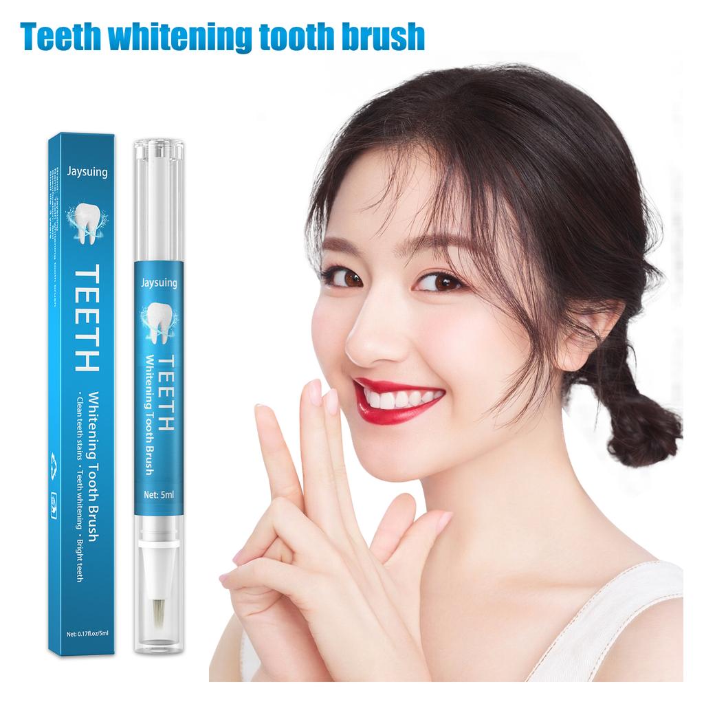 Jaysuing Whitening Pen Beauty Brightening Gel Mouth Yellow Tea Smoke Stains Clean Teeth