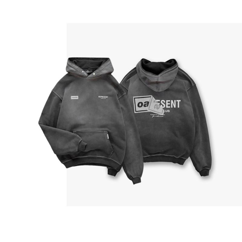 Oasis X REPRESENT Streetwear Oversized Hoodie