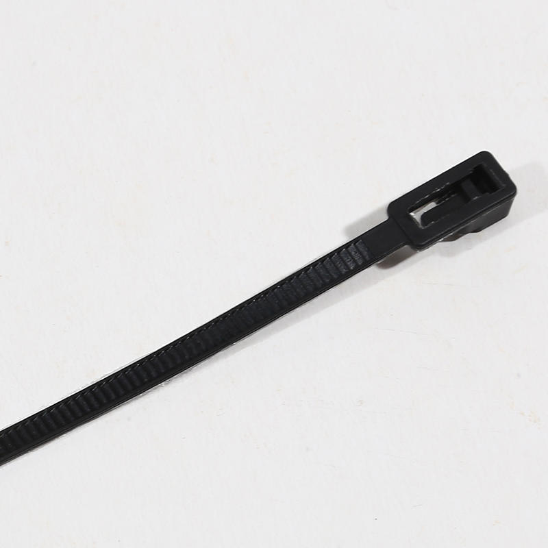 100 Pieces/Pack 4x200mm Cable Tie Can Be Released Fixed Bound Disassembled Slip Fastening Loops Nylon Tie