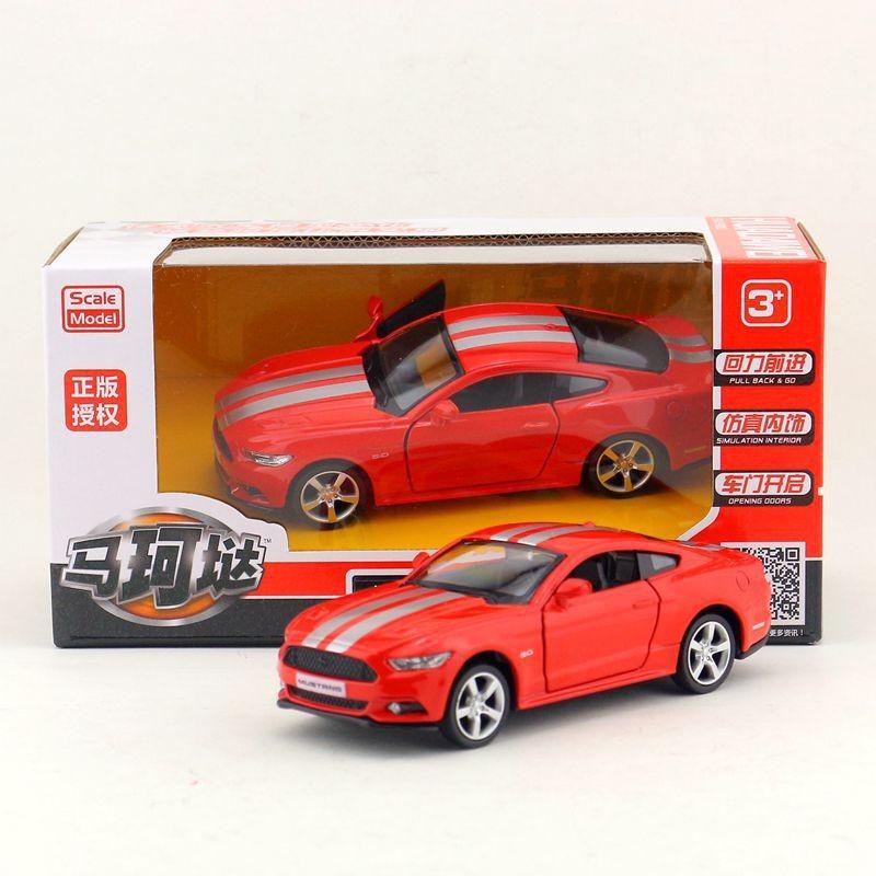 Alloy Ford Mustang Model For Kids With Inertial Control And Open Window Design For Collectors