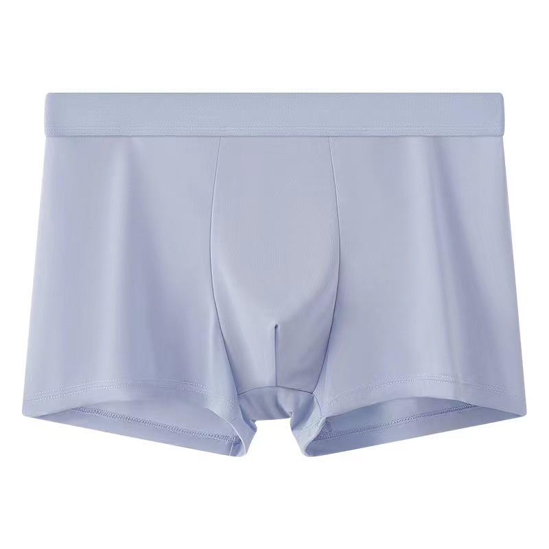 Ice Silk Men's Underwear: Cool, Breathable, Seamless, Antibacterial, Sweat-Absorbing, Plus Size, Individually Packaged