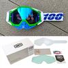 Helmet Goggles Set 100% Off-Road Motorcycle Helmet Goggles Downhill Mountain Bike Wind and Sand Protection