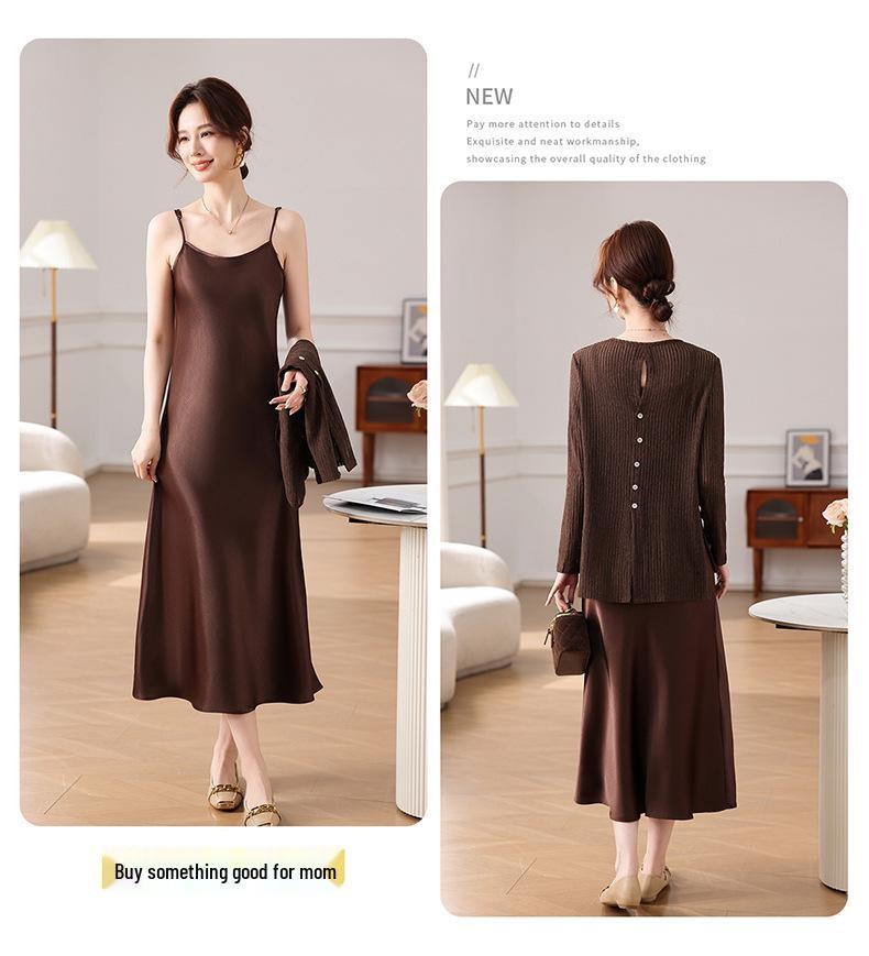 Elegant Spring Suit: Fashionable Two-Piece Set for Middle-Aged and Elderly Women
