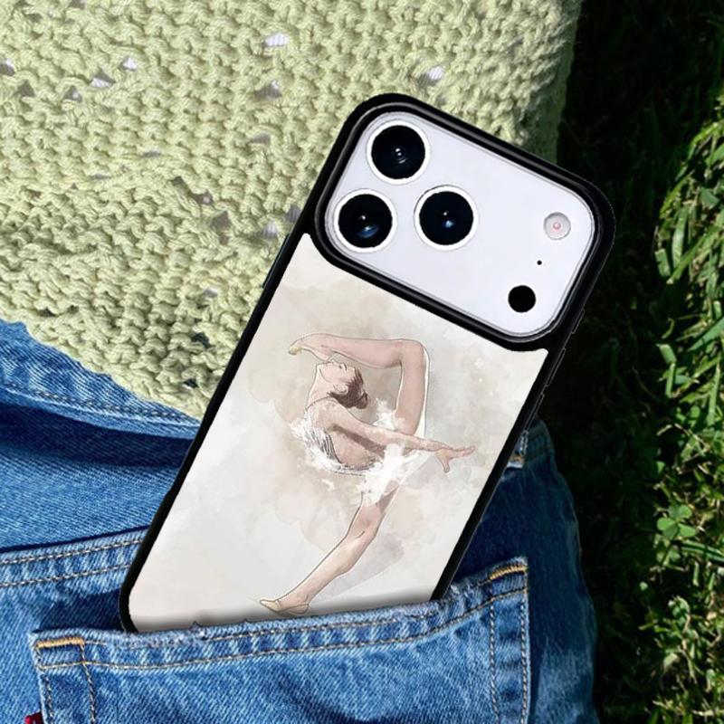 Love Gymnastics Phone Case For iPhone 17 AIR 16 Pro Max 15 14 Pro 11 12 13 Shockproof Silicone Cover