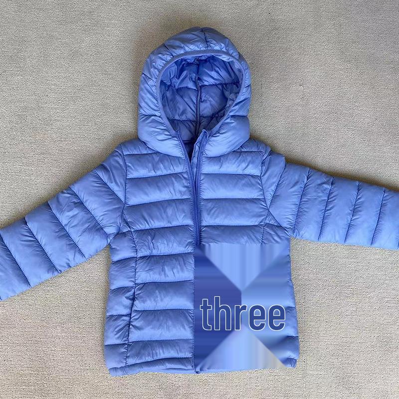 2026 Lightweight Children's Hooded Down Jacket - Boys & Girls Cotton Outerwear