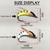Fly Fishing Flies 2 Box Bundle(Total 18Pcs Flies)-Flies Wet Flies Artificial Nymph Bait for Fishing Trout/Bass Artificial Bait