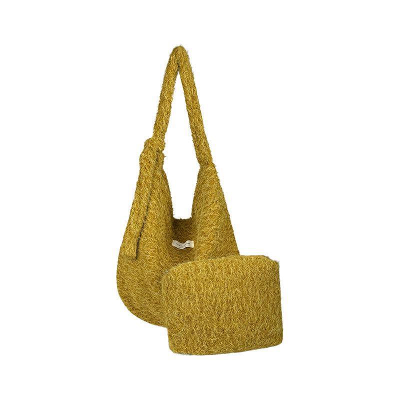 Bolsa Transversal de Ombro Único para Lazer, Grande Capacidade para Bolsa Tote de Trabalho