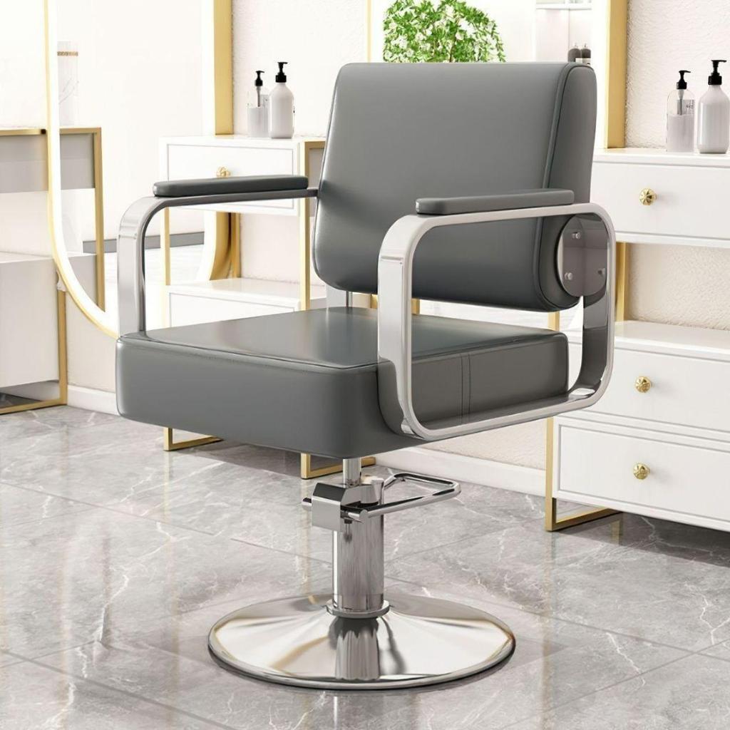 High-End Reclining & Liftable Barber Chair for Salon and Hairdressing
