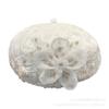 Lace rhinestone flower beret children summer thin mesh versatile painter hat big head circumference newsboy hat
