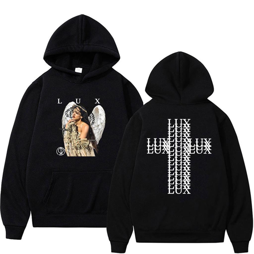 Cool Singer Rosalia Lux Tour New Hoodies Men Women Retro Classic Hip Hop Pop Music Sweatshirts Hoodie
