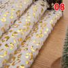 160X50Cm Pv Velvet Gilded Snowflake Velvet Fabric for Christmas Decoration Pillow Cover Women's Hoodie Handmade Diy Sewing Cloth