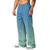 Pantaloni da Jogging Larghi Stampati da Uomo con Tasche per Abbigliamento Casual e Atletico