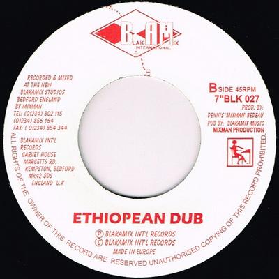7inch Record ANTHONY SIMBA  Ethiopean Princess BLK027 Blakamix 1999 UK Reggae Ska  Dub Used