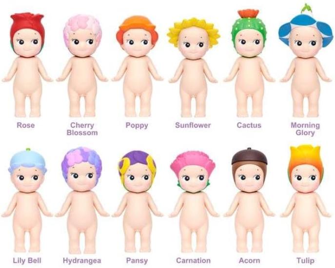 Sonny Angel Flower Series Set Blind 1 Sonny Angel Mini Figure Flower Series 5-Piece (Unopened Box) -