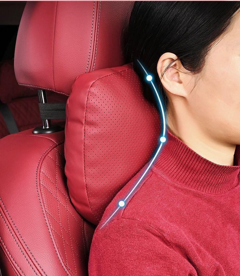 Compatible with Car Headrests, Neck and Lumbar Supports for Maybach, Mercedes-Benz, Tesla, and More.