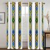 Green Baroque Boho Saba Erhiopia Free Delivery Curtains Suitable for Living Area Kids Bedroom Bathroom Kicthen Door Home Decoration